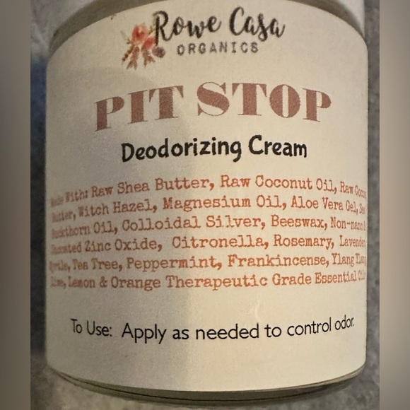 Rowe Casa Organics Pit Stop deodorizing cream Never opened - Picture 4 of 4